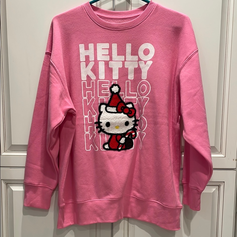 HELLO KITTY Holiday Pink Sweatshirt 💕